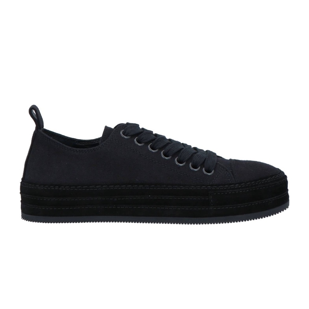 ANN DEMEULEMEESTER/ Black Sneakers/ US7.5/ 24.5cm/